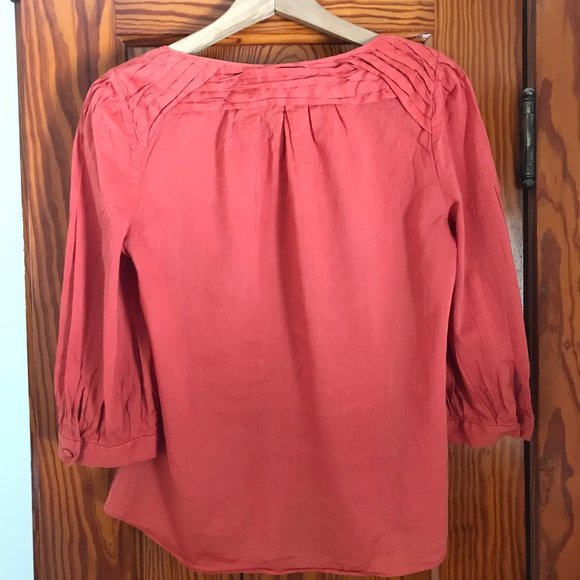 Lightweight cotton Anthropologie blouse - Maeve, sz 6 - Picture 3 of 7